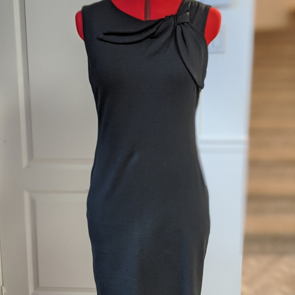 Banana Republic black fitted dress
